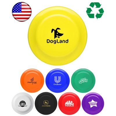 USA Made - Frisbee - 9" Round Flying Disc - Solid Colors